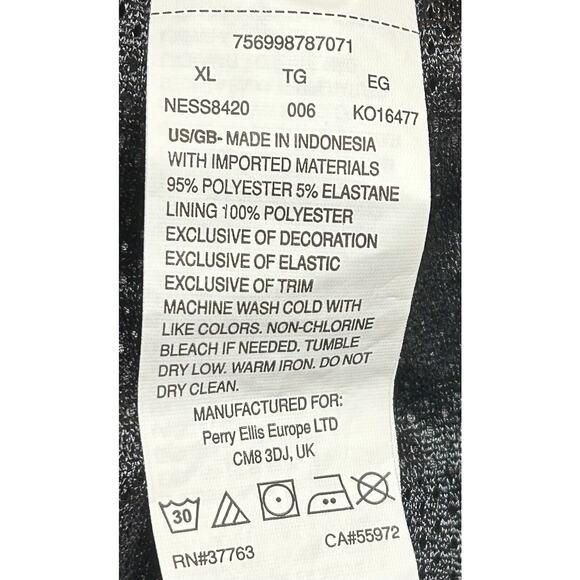 Nike Swim Trunks Mens XL Gray Black Measures 32X9 Board Volley Mesh Shorts - Picture 6 of 7